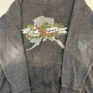 Charcoal Women's Crew Neck Sweater